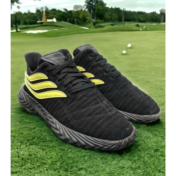ADIDAS Sobakov Soccer Black Semi Frozen Yellow EE4398 Mens 9.5 Fast Ship main image 10